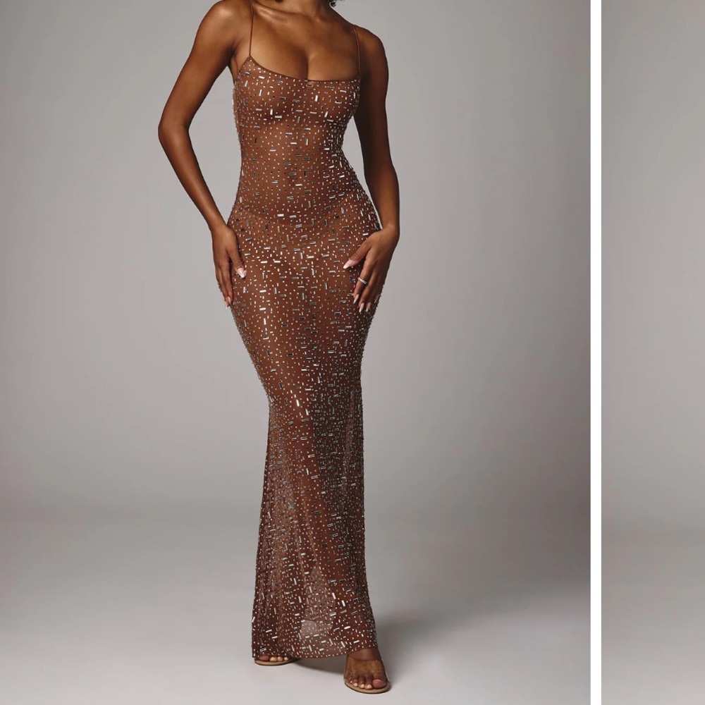 Oh Polly Embellished Dress